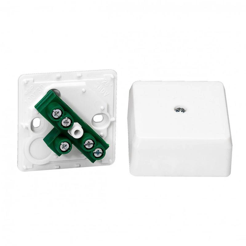 Schneider Electric Коробка соед. 60х60 IP20 + колодка 5х440В RAL9003 бел. SchE IMT34352
