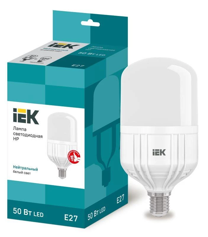 Фото IEK LLE-HP-50-230-40-E27