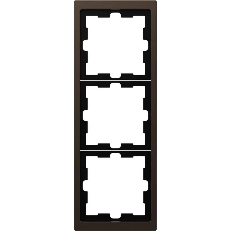 Schneider Electric Рамка 3-м Merten D-Life SD мокко SchE MTN4030-6552