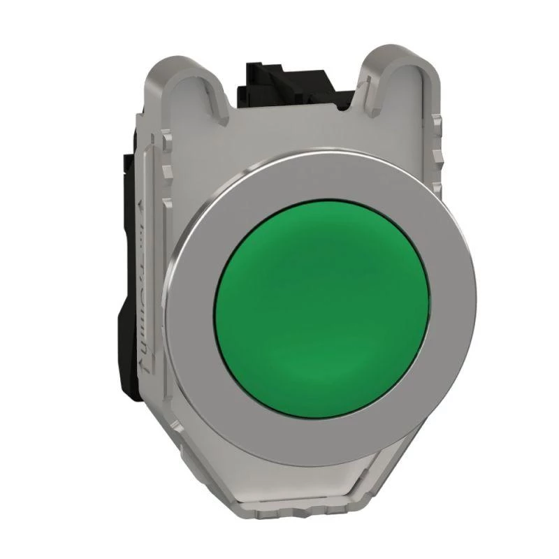 Schneider Electric Кнопка зел. 1НО пружин. возврат заподлицо металл SchE XB4FA31