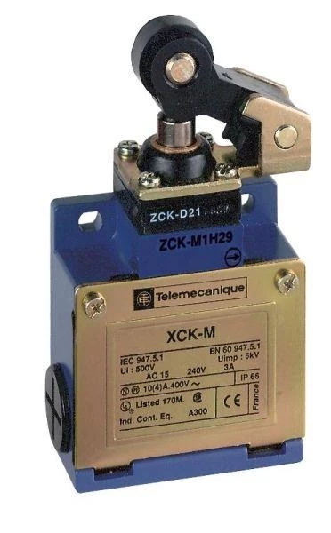 Schneider Electric Выключатель конц. термопласт. 2P NC+NO горизонт. SchE XCKM121H29