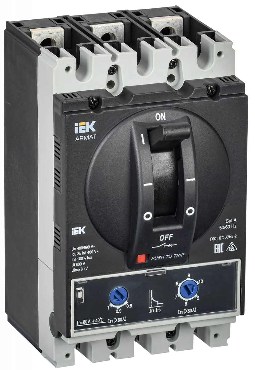 Фото IEK AR-MCCB-3A-035-0080A-ATUC