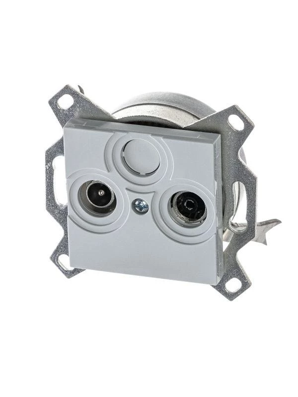 ABB Розетка TV-R Levit оконечная сер.  2CHH083503A6016