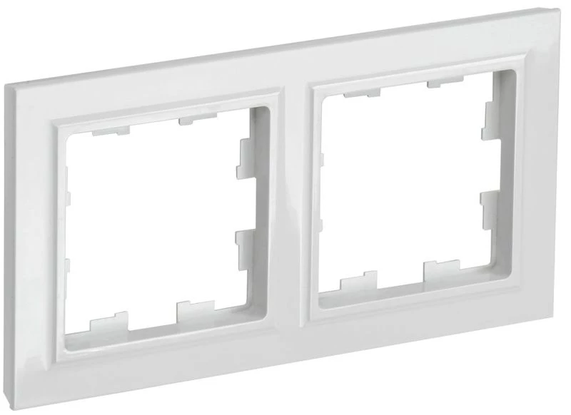 IEK Рамка 2-м Brite РУ-2-БрБ бел.  BR-M22-K01-PRO