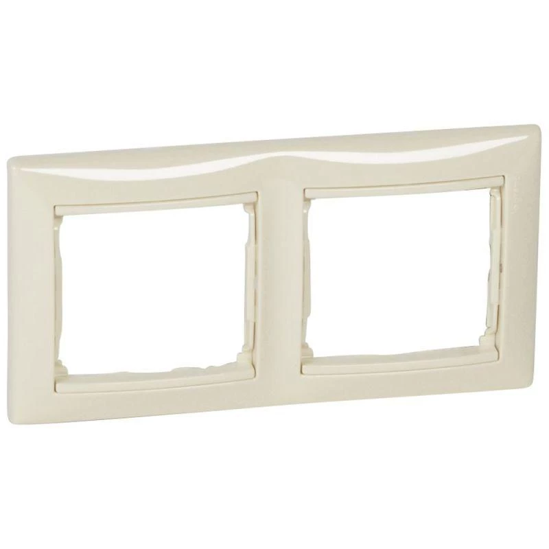 Legrand (группа IEK) Рамка 2-м Valena горизонт. сл. кость (DIY-упак.) IEK 695632