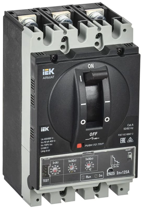 Фото IEK AR-MCCB-3A-050-0125A-ELSC