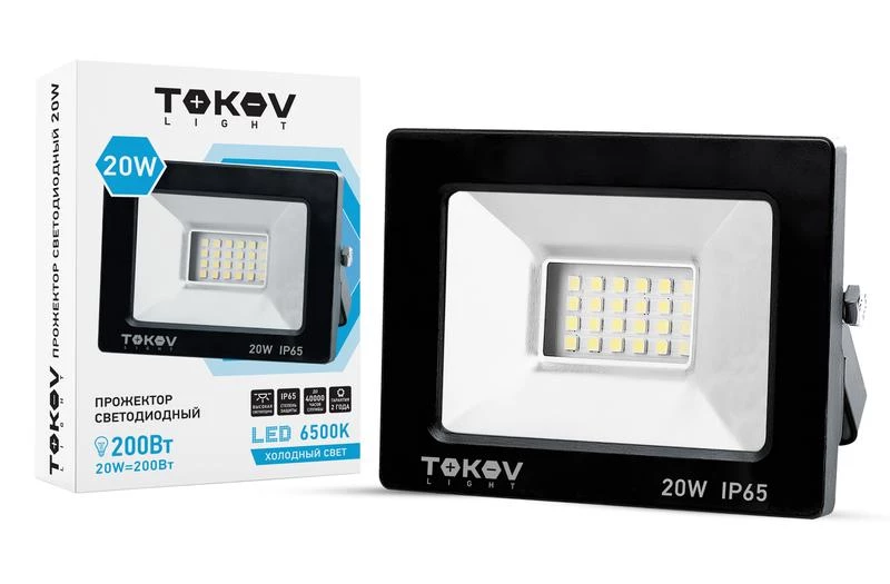 Фото TOKOV ELECTRIC TKL-FL/LED-20-6.5K-IP65