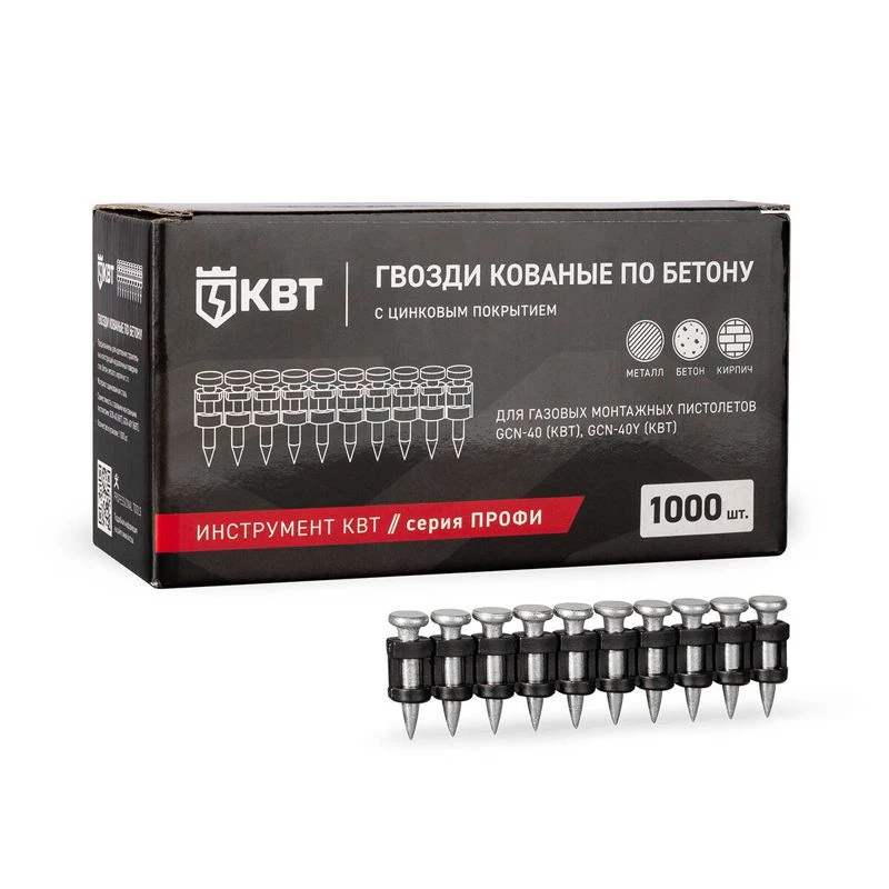 106196 Гвоздь кованый по бетону GGN-3017MG ПРОФИ (уп.1000шт) КВТ