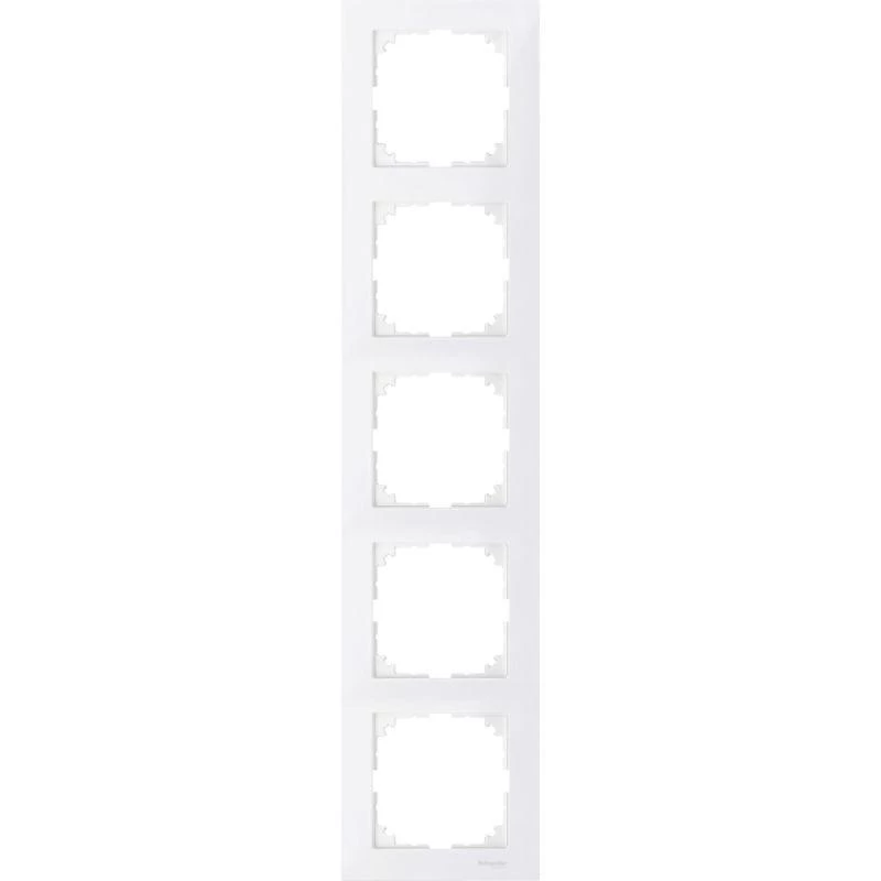 Schneider Electric Рамка 5-м M-Pure полярно-бел. SchE MTN4050-3619