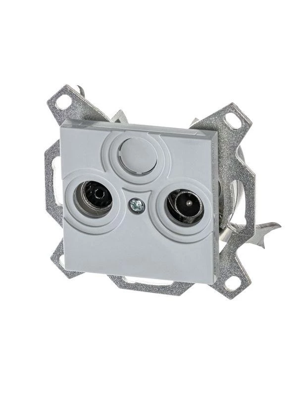 ABB Розетка TV-R Levit проходная 7дБ сер.  2CHH083607A6016