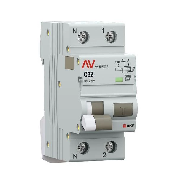 Фото EKF rcbo10-1pn-32C-30-ac-av