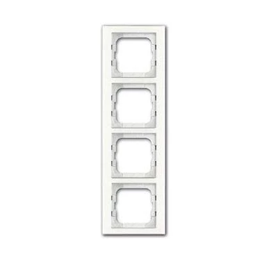 ABB Рамка 4-м Axcent стекло бел.  2CKA001754A4440