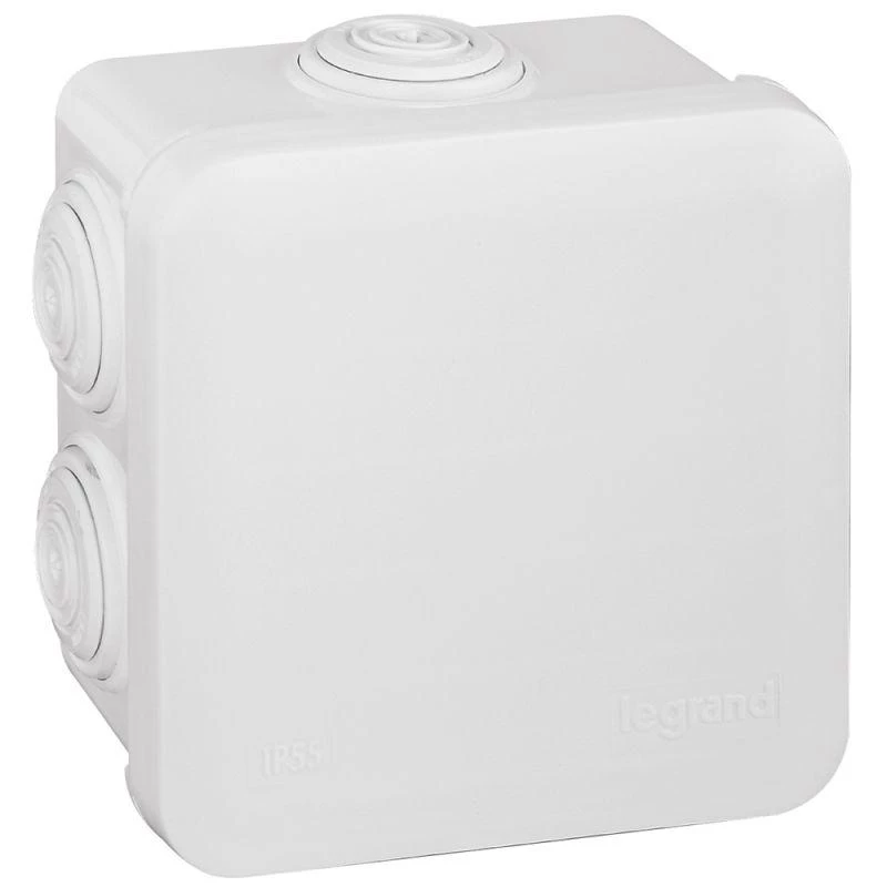 Legrand Коробка распределительная 80х80х45мм Plexo бел. Leg 092013