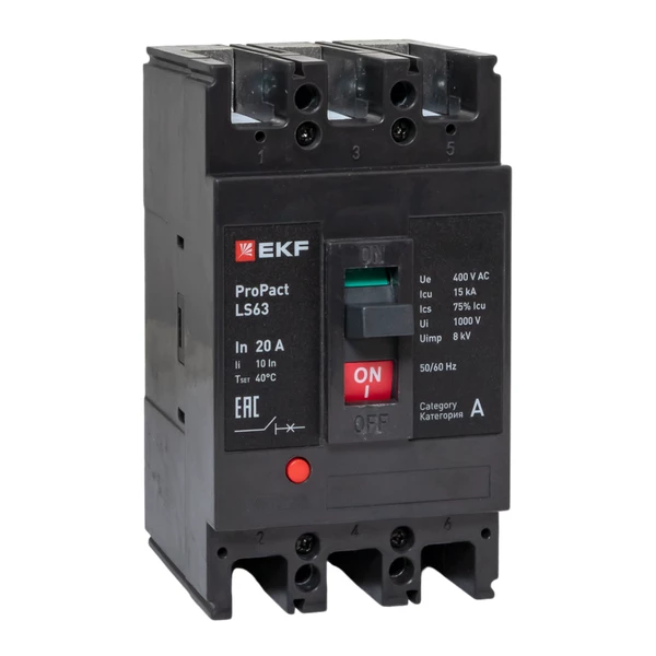 Фото EKF mccb-63-15-3-20-ls