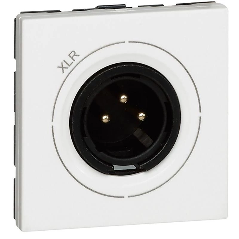 Legrand Розетка СП Mosaic со штекером XLR механизм Leg 078756