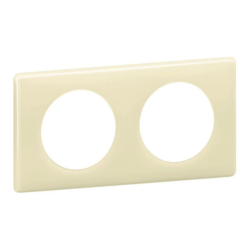 Legrand Рамка 2-м Celiane сл. кость глянец Leg 066622