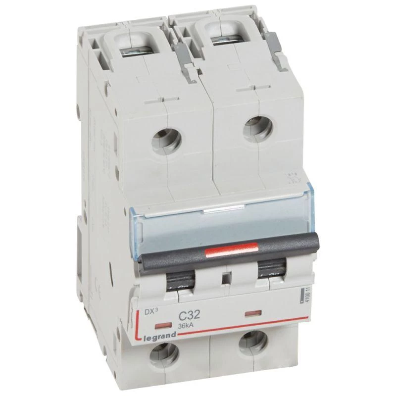 Legrand Выключатель автоматический модульный 2п C 32А 36кА DX3 3мод. 230/400В Leg 410011