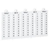 Legrand Пластина маркир. Viking3 21-30 шаг 6мм Leg 039517