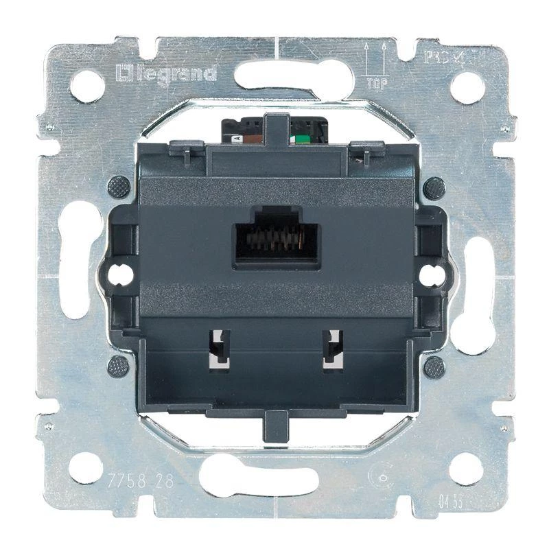 Legrand Розетка телефонная 1-м СП Galea Life RJ11 PRO21 4 контакт. механизм Leg 775938