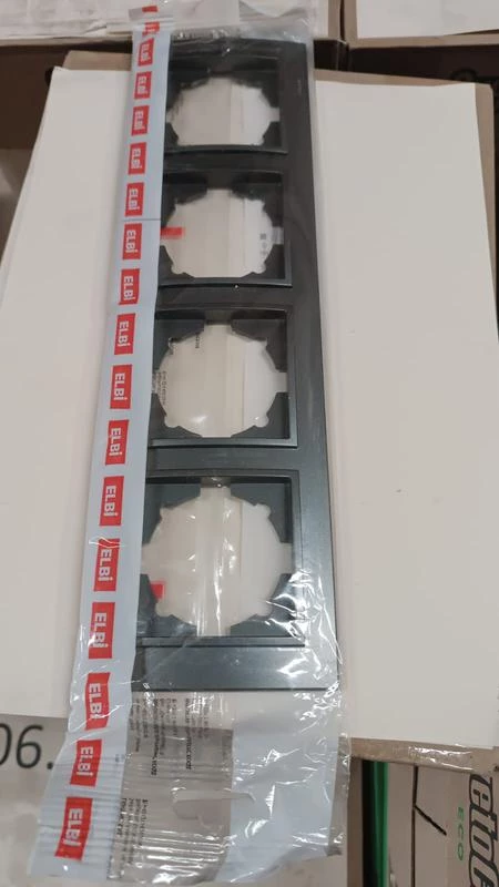 ABB Рамка 4-м Zena дым. 500-011100-228