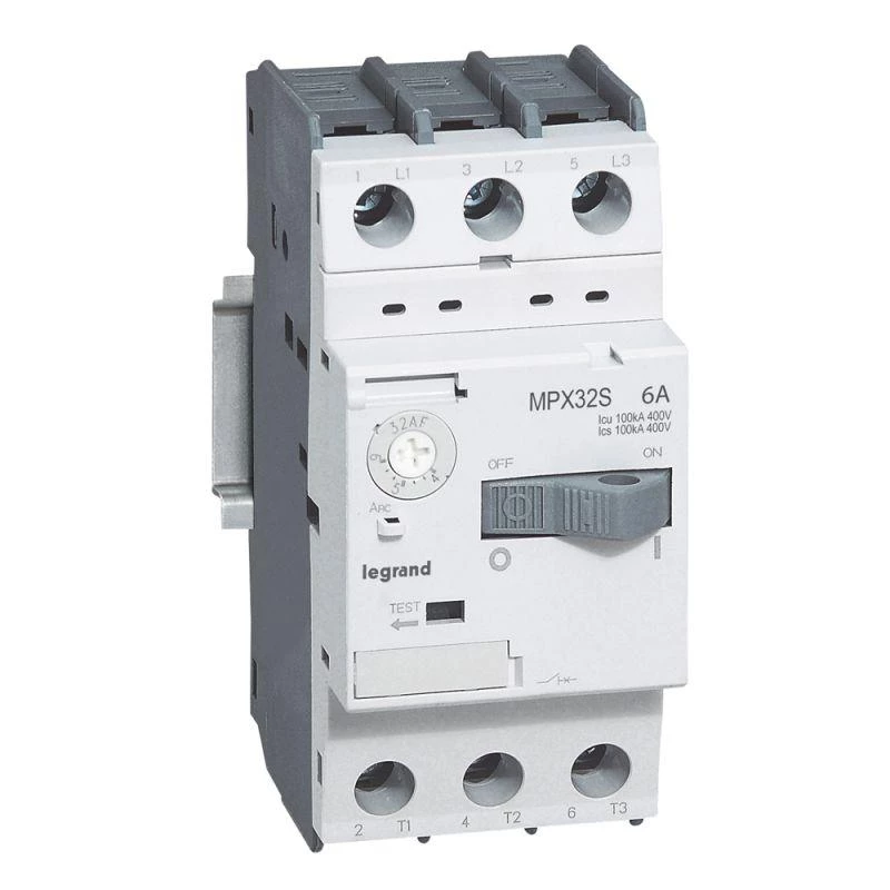Legrand Выключатель автоматический для защиты двигателя 6А 100кА MPX3 T32S Leg 417308