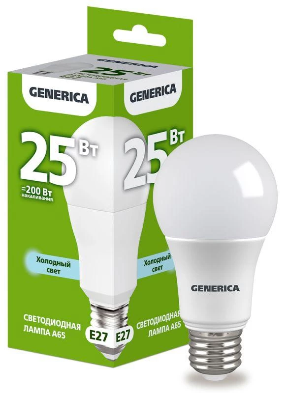 Фото GENERICA LL-A65-25-230-65-E27-G