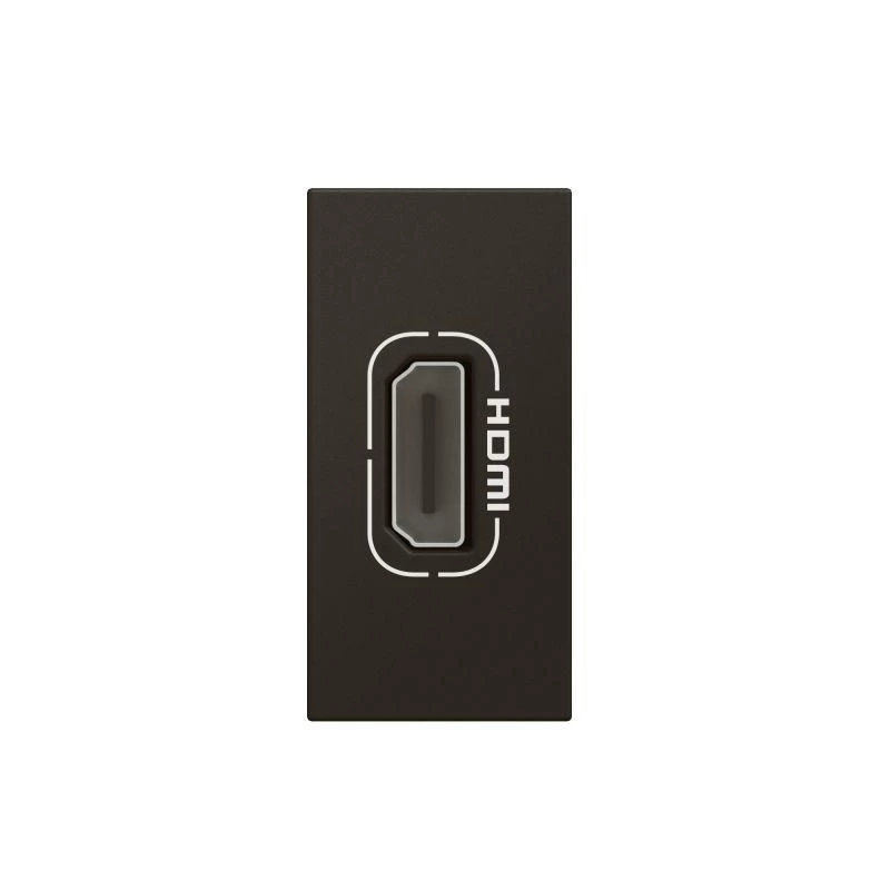 Legrand Розетка 1мод. HDMI Mosaic со шнуром черн. Leg 079478L