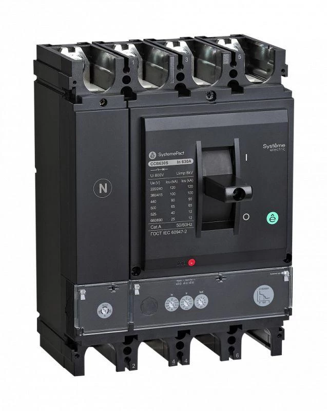 Systeme Electric Выключатель автоматический SYSTEMEPACT CCB400 50кА 3P3D S2.3 400А рычаг SE SPC400N40023L3DF