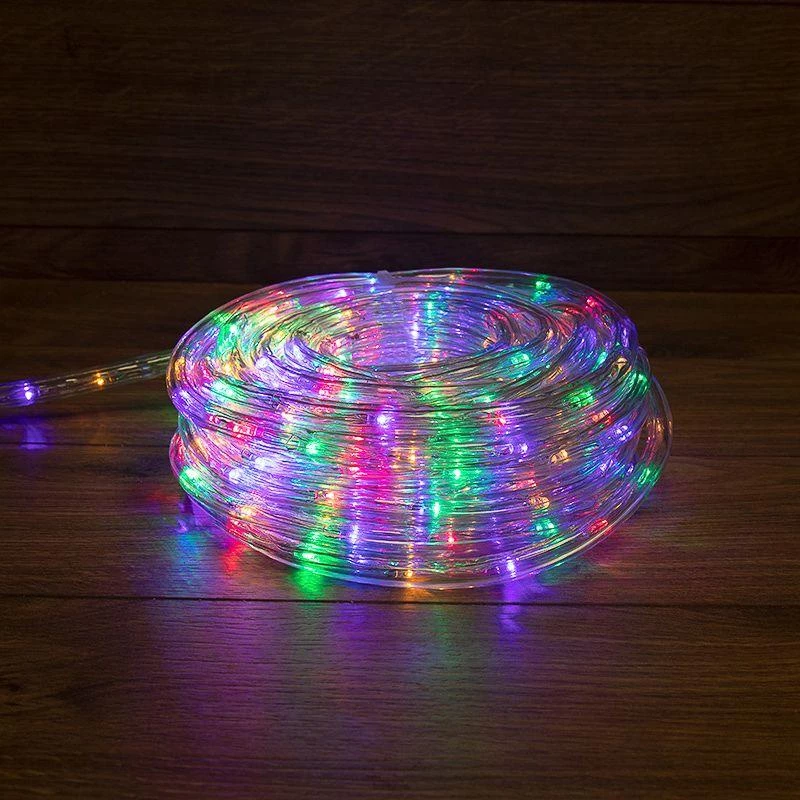 Neon-Night Шнур светодиодный Дюралайт фиксинг 2Вт 24LED/м мультиколор (RYGB) 25м  121-328-14