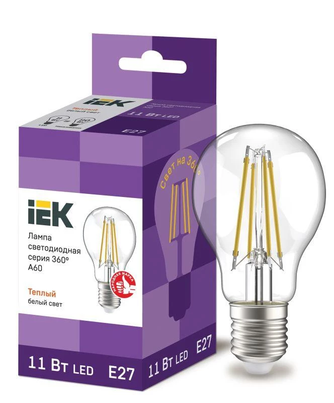 Фото IEK LLF-A60-11-230-30-E27-CL
