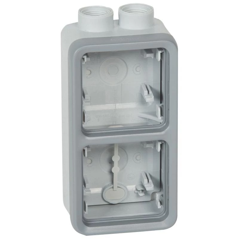 Legrand Коробка с каб. вводом PLEXO ISO20 2вых. верт. Leg 069668
