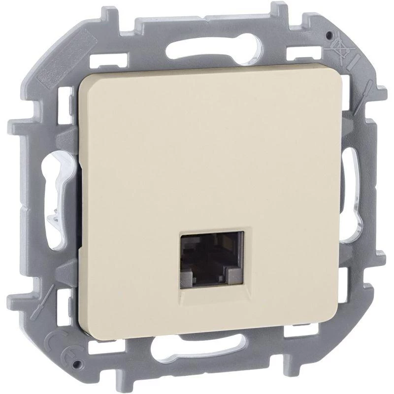 Legrand (группа IEK) Розетка компьютерная Inspiria RJ45 кат.6 UTP механизм сл. кость IEK 673831