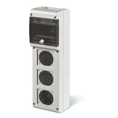 DKC Корпус на 6 модулей и 3 поста с основанием 70х87мм  DIS6323500
