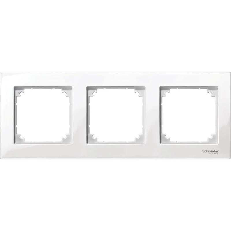 Schneider Electric Рамка 3-м Merten M-Plan бел. SchE MTN515319