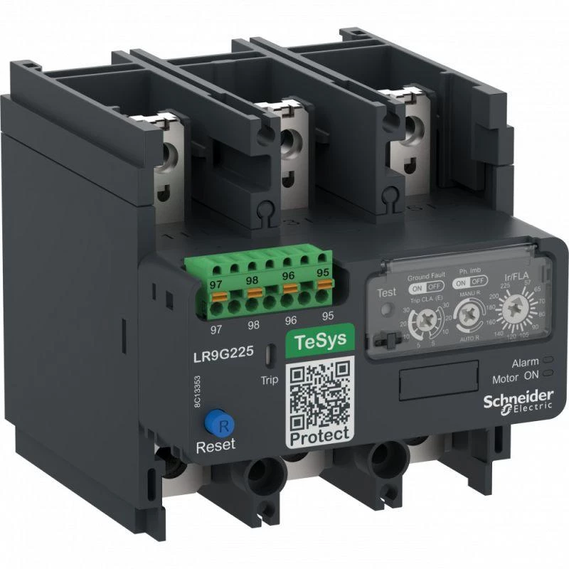 Schneider Electric Реле перезагрузки электронное TeSys LR9G 225A пружинный зажим SchE LR9G225