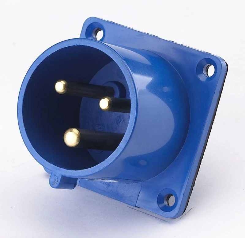 DEKraft Вилка щитовая 623 32А 2P+PE 220В IP44 ВЩ-102  26062DEK