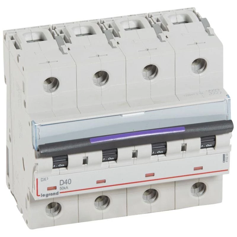Legrand Выключатель автоматический модульный 4п D 40А 50кА DX3 Leg 410230