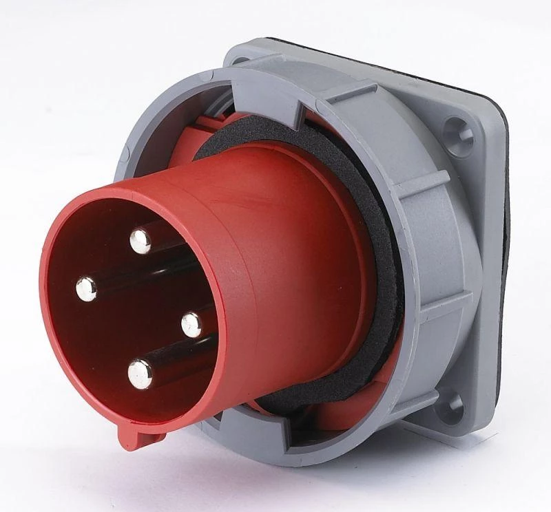 DEKraft Вилка щитовая 634 63А 3P+PE 380В IP67 ВЩ-102  26066DEK