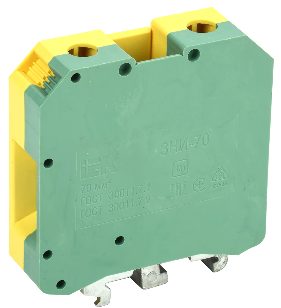 Зажим наборный ЗНИ-70PEN 70кв.мм (JXB-земля) IEK YZN20-070-K52