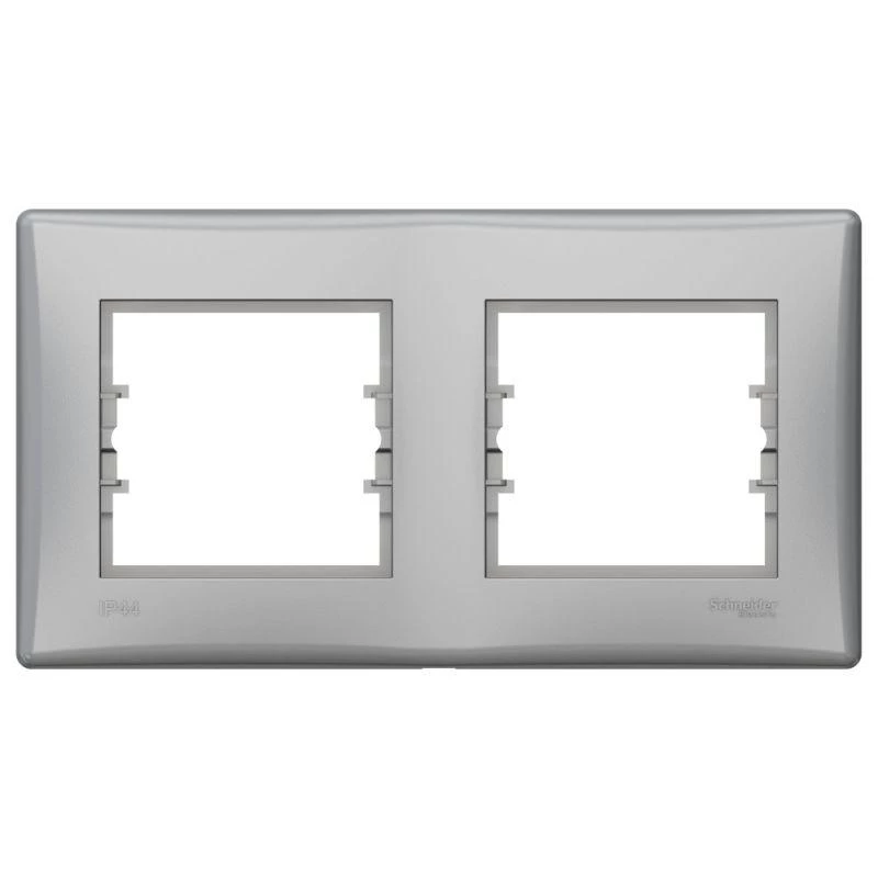 Schneider Electric Рамка 2-м Sedna горизонтальная IP44 алюм. SchE SDN5810660