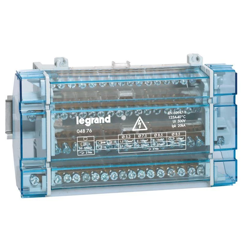 Legrand Блок распределительный 4п 125А 10мод. Leg 004876
