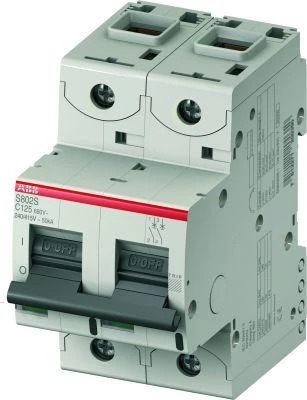 ABB Выключатель автоматический модульный 2п C 16А 25кА S802S C16  2CCS862001R0164