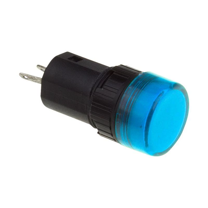 Rexant Индикатор d16 220В син. LED (RWE)  36-3371