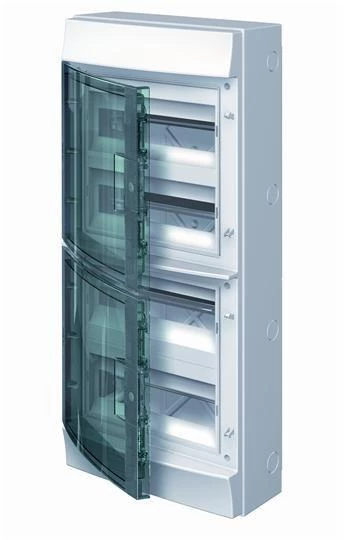 ABB Бокс настенный Mistral65 48М прозр. дверь 1SL1207A00