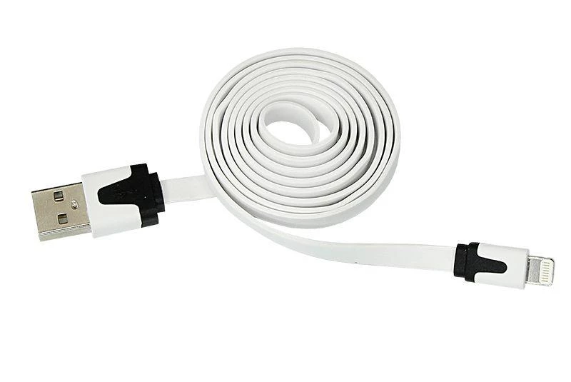 Rexant Кабель USB-Lightning для iPhone/PVC/flat/white/1m/ 18-1974