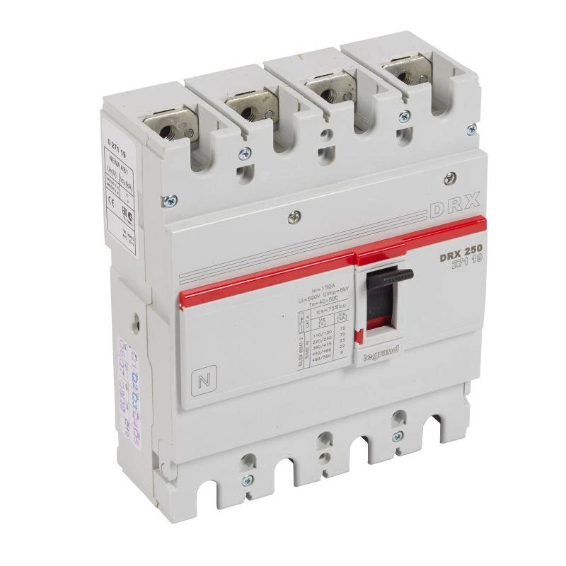 Legrand Выключатель автоматический 4п 150А 25кА DRX250 стационарн. Leg 027119