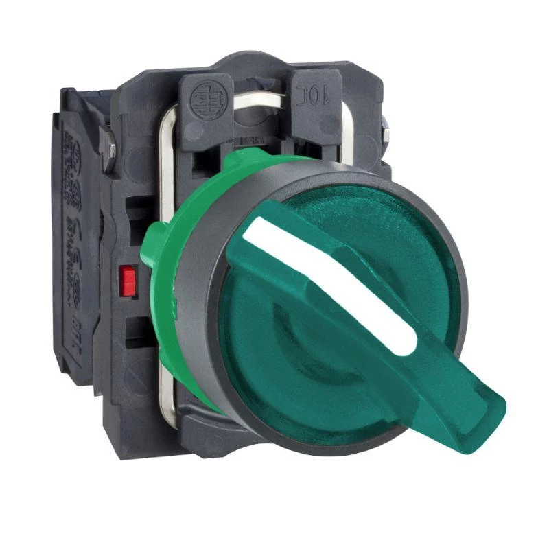 Schneider Electric Переключатель 22мм 230-240В с зел. подсвет. SchE XB5AK123M5