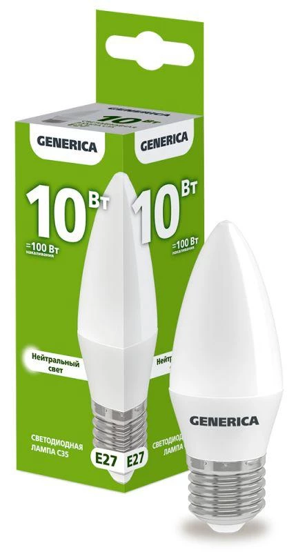 Фото GENERICA LL-C35-10-230-40-E27-G