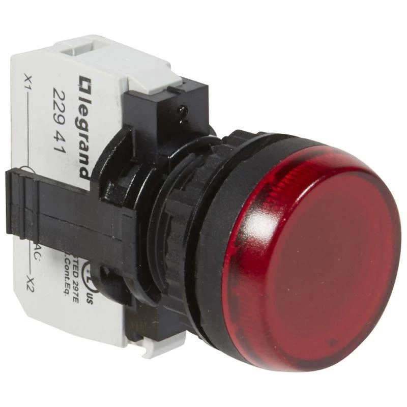 Legrand Индикатор 230В d22 3мм красн. Osmoz Leg 023791