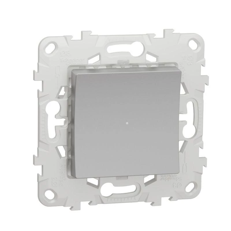 Schneider Electric Выключатель релейный Wiser Unica New 10А механизм алюм. SchE NU553830